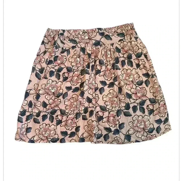 Womens Loft Outlet Linen Blend Mini Skirt, size XS with Pocket - Picture 1 of 5